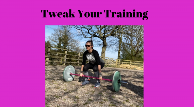 Tweak Your Training